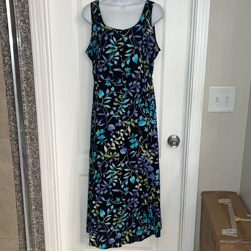 Lloyd button up dress strap in the back